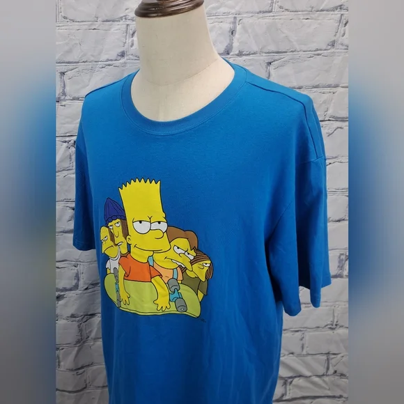 The Simpsons Matt Groening x H&M Men's Graphic T-Shirt Tee Relaxed Fit Sz Large - Picture 11 of 13